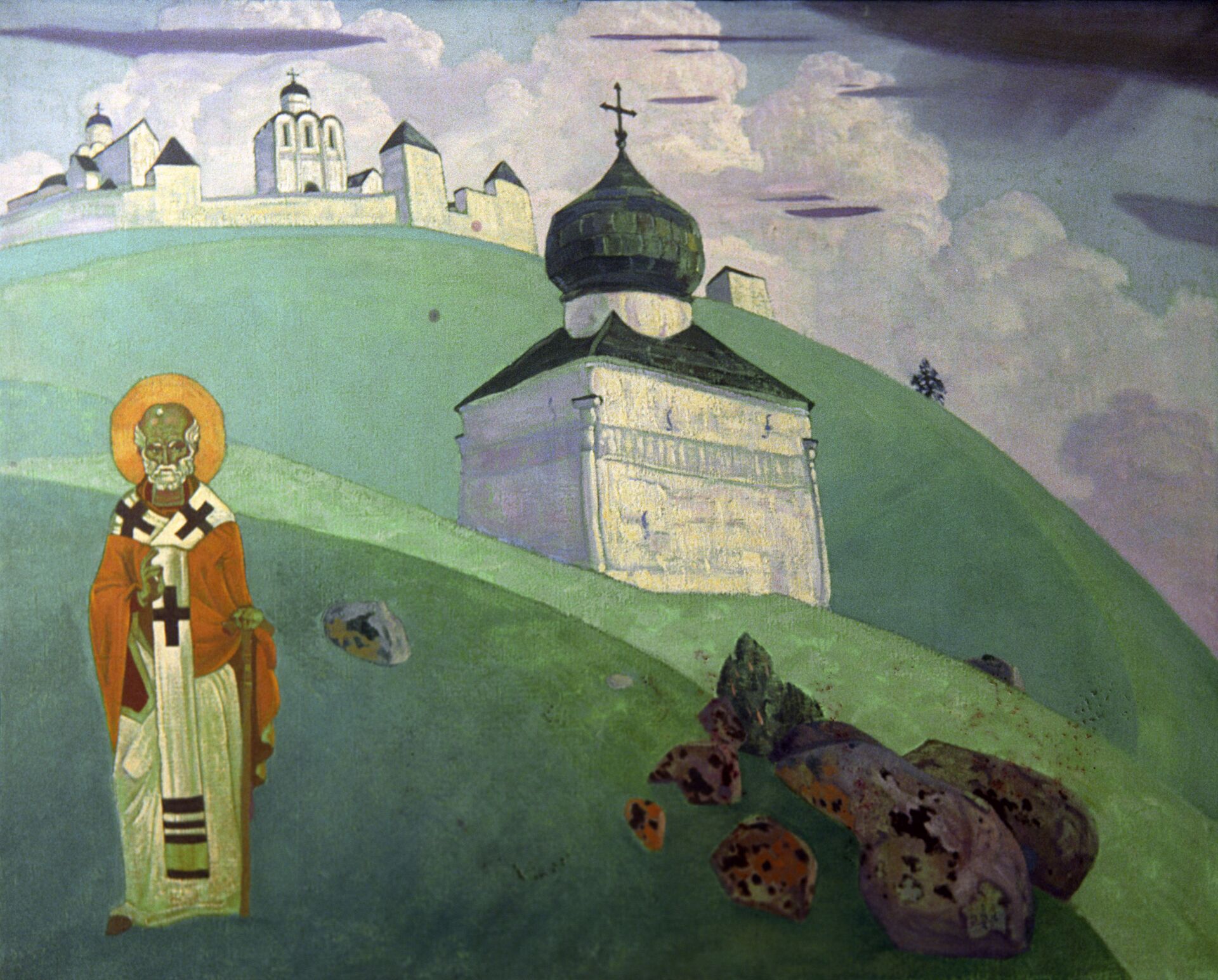 Николай Рерих Святой Никола. - Sputnik Грузия, 1920, 09.08.2023