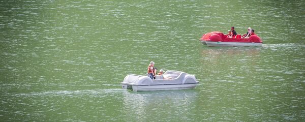 Отдых в летнюю жару - Черепашье озеро - Sputnik Грузия