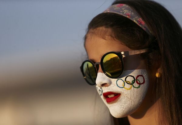 Болельщица на Олимпиаде в Рио-де-Жанейро. - Sputnik Грузия