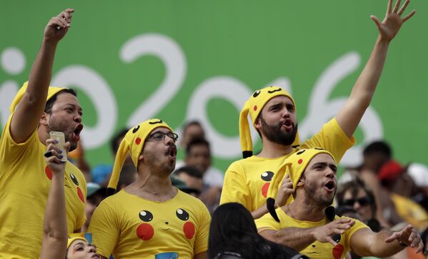 Фанаты во время матча по регби во время Олимпийских игр-2016 в Рио-де-Жанейро. - Sputnik Грузия