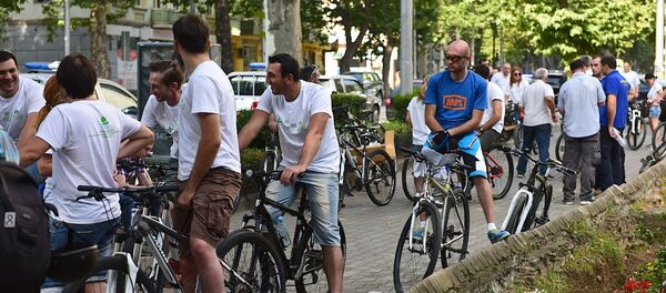 ველოსიპედისტები ველოსიპედისტები - Sputnik საქართველო