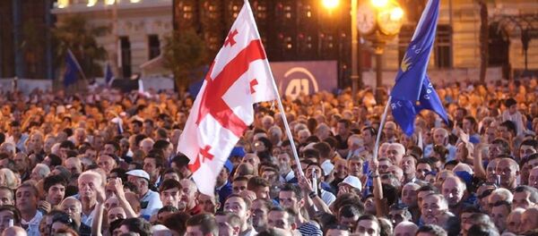 Представление кандидатов в депутаты от Грузинской мечты в Батуми - Sputnik Грузия