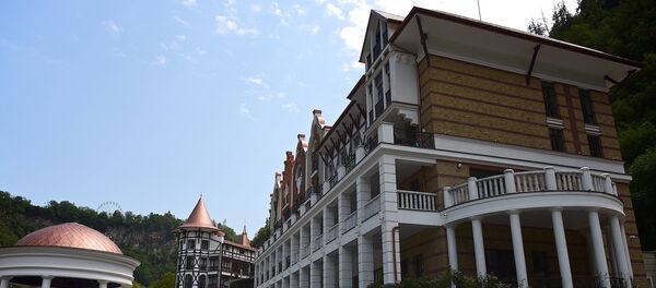 Один из новых современных отелей в центре Боржоми - Sputnik Грузия