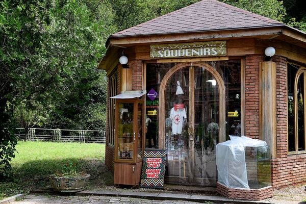 Сувенирный магазинчик в Боржомском парке - Sputnik Грузия