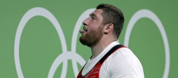 Лаша Талахадзе после победы на Олимпиаде в Рио - Sputnik Грузия