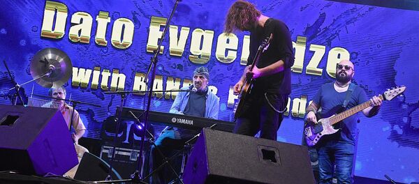 Ника Кочаров на концерте Давида Эвгенидзе Ника Кочаров на концерте Давида Эвгенидзе - Sputnik Грузия