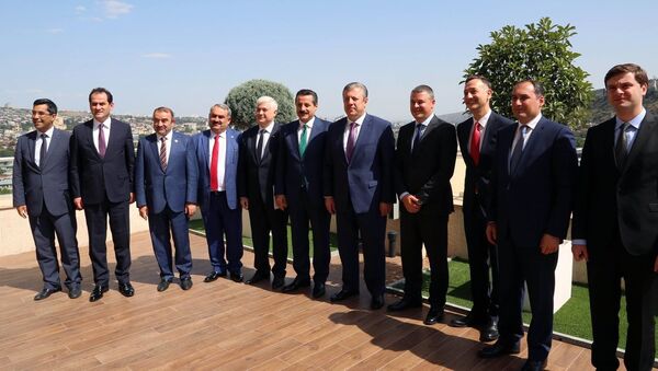 Георгий Квирикашвили на встрече с турецкой делегацией - Sputnik Грузия