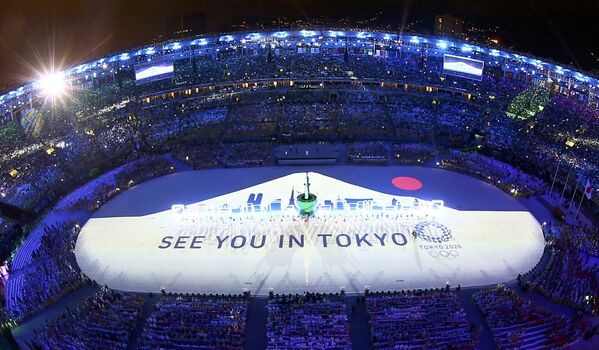Церемония закрытия XXXI летних Олимпийских игр в Рио-де-Жанейро. - Sputnik Грузия