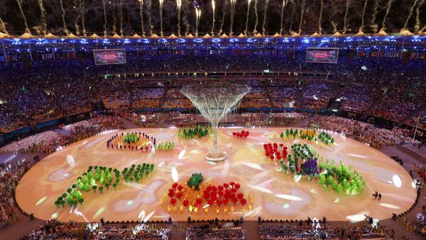 Церемония закрытия XXXI летних Олимпийских игр в Рио-де-Жанейро - Sputnik Грузия