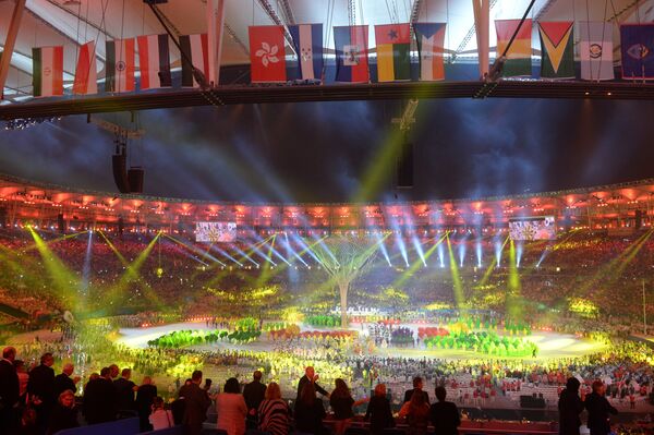 На стадионе Маракана во время церемонии закрытия XXXI летних Олимпийских игр. - Sputnik Грузия