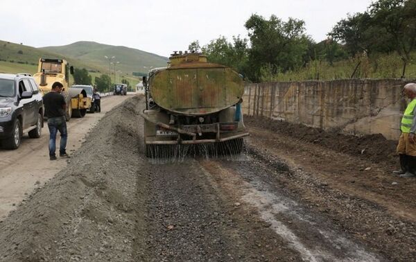 გზის მშენებლობა ინოვაციური მეთოდით - Sputnik საქართველო