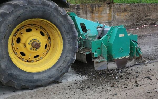 გზის მშენებლობა ინოვაციური მეთოდით - Sputnik საქართველო