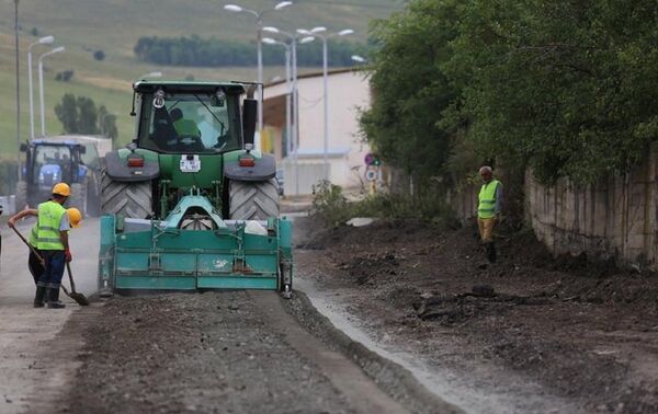 გზის მშენებლობა ინოვაციური მეთოდით - Sputnik საქართველო