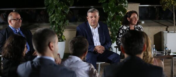 Георгий Квирикашвили на встрече со студентами - Sputnik Грузия