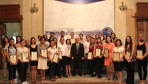 Участники программы «Диаспорское стажирование - 2016» - Sputnik Грузия