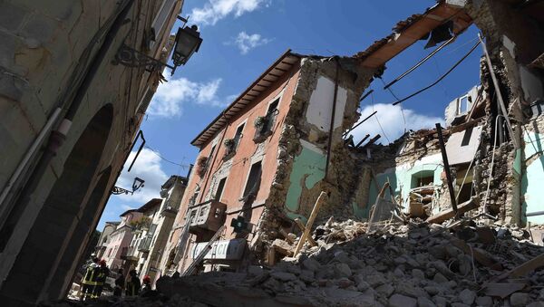 Последствия землетрясения в Италии - Sputnik Грузия