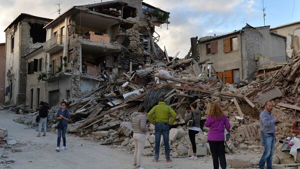 Последствия землетрясения в Италии - Sputnik Грузия