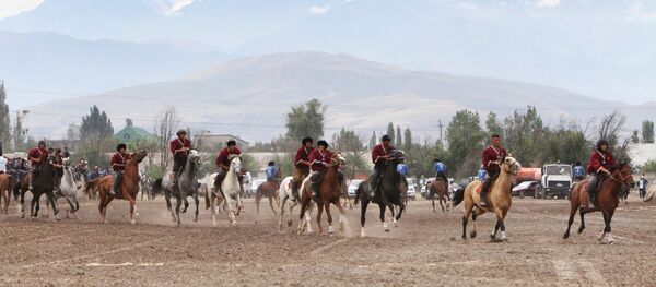 Открытый чемпионат Киргизии по кок-бору - Sputnik Грузия