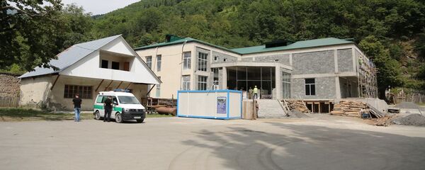 Строящаяся больница в Лентехи - Sputnik Грузия