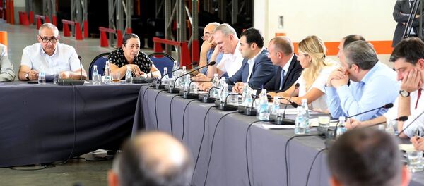 Встреча правительства с грузинскими бизнесменами Встреча правительства с грузинскими бизнесменами - Sputnik Грузия