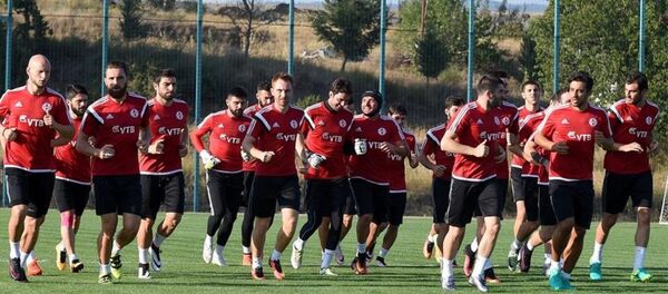 Фубол. Сборная Грузии на тренировке - Sputnik Грузия