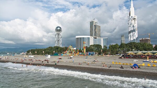 Пляж в Батуми - Sputnik Грузия