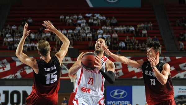 Сборная Грузии по баскетболу разгромила Албанию - Sputnik Грузия