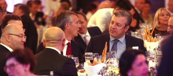 იენს სტოლტენბერგი და გიორგი კვირიკაშვილი - Sputnik საქართველო