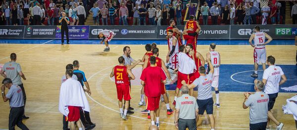 საქართველოსა და ჩერნოგორიის ნაკრებების შეხვედრა საქართველოსა და ჩერნოგორიის ნაკრებების შეხვედრა - Sputnik საქართველო