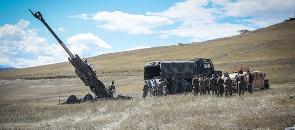 საქართველოში ნატოს სამხედრო წვრთნებში ტანკები და არტილერიაც მონაწილეობდა საქართველოში ნატოს სამხედრო წვრთნებში ტანკები და არტილერიაც მონაწილეობდა - Sputnik საქართველო