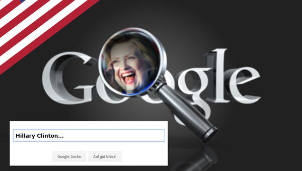 Large Google Manipulation: How the search engine brings Clinton millions of votes - Sputnik Грузия