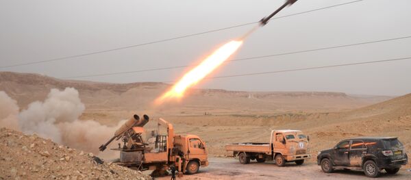 Запущенный снаряд в Сирии - Sputnik Грузия