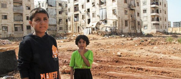 Беженцы в Алеппо - Sputnik Грузия