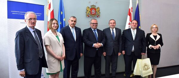 Представители министерств образования Грузии и Армении - Sputnik Грузия