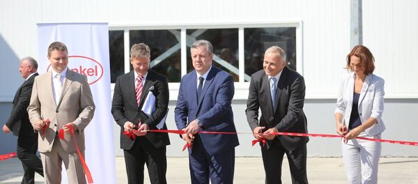 Henkel-ის ქარხნის გახსნა Henkel-ის ქარხნის გახსნა - Sputnik საქართველო