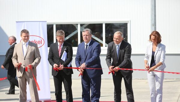 Открытие завода Henkel в Грузии - Sputnik Грузия