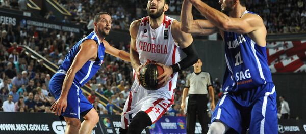 საქართველოსა და სლოვაკეთის საკალათბურთო ნაკრებების შეხვედრა საქართველოსა და სლოვაკეთის საკალათბურთო ნაკრებების შეხვედრა - Sputnik საქართველო