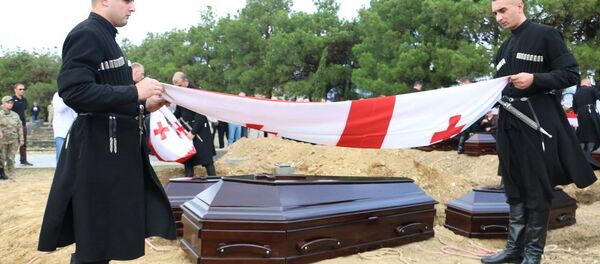 დაღუპულ მეომართა დაკრძალვა დაღუპულ მეომართა დაკრძალვა - Sputnik საქართველო