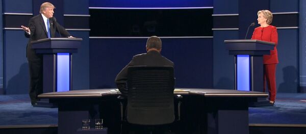 ტრამპისა და კლინტონის ტელედებატები ტრამპისა და კლინტონის ტელედებატები - Sputnik საქართველო