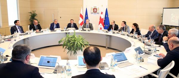 მთავრობის სხდომა მთავრობის სხდომა - Sputnik საქართველო