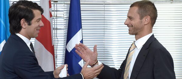 Леван Кобиашвили и Александр Чеферин - Sputnik Грузия