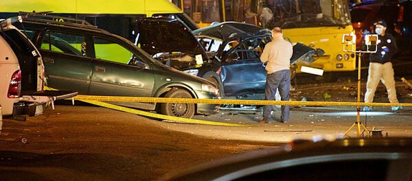 კრიმინალისტები აფეთქების ადგილზე თბილისის ცენტრში - Sputnik საქართველო