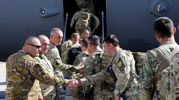 Грузинские военнослужащие отправляются в Афганистан - Sputnik Грузия