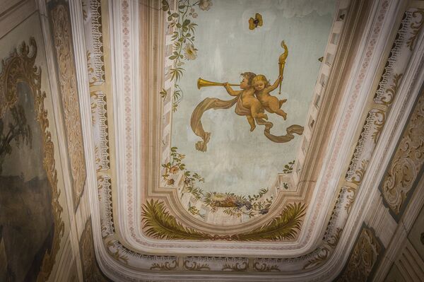 Роспись потолков в доме на проспекте Агмашенебели - Sputnik Грузия