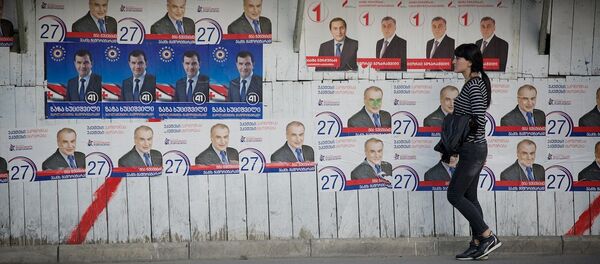 Предвыборная агитация Предвыборная агитация - Sputnik Грузия