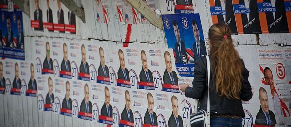 წინასაარჩევნო აგიტაცია წინასაარჩევნო აგიტაცია - Sputnik საქართველო