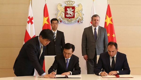 Подписание меморандума между Грузией и Китаем - Sputnik Грузия