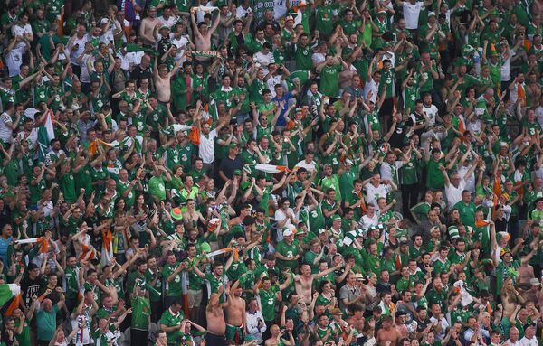 Болельщики сборной Ирландии по футболу - Sputnik Грузия