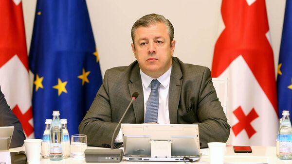Премьер-министр Грузии Георгий Квирикашвили на заседании правительства - Sputnik Грузия