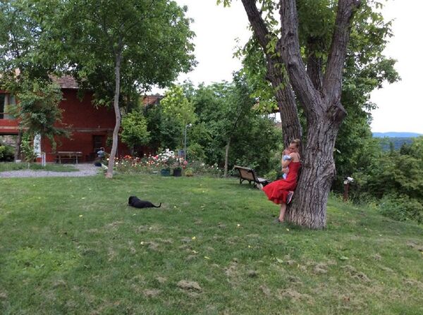 Мака Чичуа с сыном Мака Чичуа с сыном - Sputnik Грузия